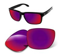 Lentes de repuesto de 1,6 mm compatibles con gafas de sol Oakley Holbrook XS Youth OJ9007, antiarañazos (Midnight Sun Mirrored)