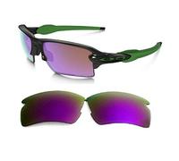 Lentes de repuesto Galaxy para gafas de sol Oakley Flak 2.0 XL, color morado polarizado