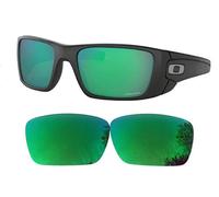 Lentes de repuesto Galaxy para Oakley Fuel Cell polarizados 100% UVAB, Verde, Standard