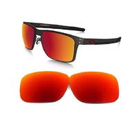 Lentes de repuesto Galaxy para Oakley Holbrook Metal OO4123 (no Holbrook normal), color rojo polarizado, Rojo, regular