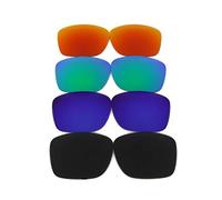 Lentes de repuesto Galaxy para Oakley Holbrook Metal OO4123 (no Holbrook normal) polarizados negro/azul/verde/rojo, Negro/Azul/Verde/Rojo, regular