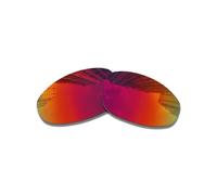 Lentes de repuesto para gafas de sol Oakley Juliet/polarizadas de 1,5 mm/fáciles de instalar (rojo oscuro)