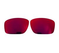 Lentes de repuesto para gafas de sol Oakley Mainlink OO9264/1,5 mm polarizadas/fáciles de instalar (rojo oscuro)