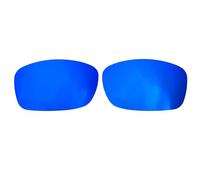 Lentes de repuesto para Oakley Fives Squared OO9238 | Fives Squared Asian Fit (AF) OO9214/1.5mm polarizado/fácil de instalar (azul oscuro)