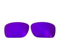 Lentes de repuesto para Oakley Turbine OO9263 Gafas de sol polarizadas de 1,5 mm de grosor, prevención de sal, resistente al aceite (morado), morado