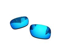 Lentes de repuesto polarizadas de 1,6 mm para gafas de sol Oakley Sylas OO9448, protección UV, lente de espejo oscuro, más opciones, Azul hielo - Espejo polarizado, Talla única