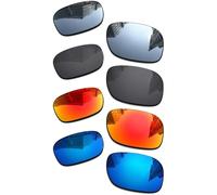 Lentes de repuesto polarizadas de 1,6 mm para Oakley Holbrook OO9102 | Holbrook Mix OO9384 gafas de sol, protección UV, lente de espejo oscuro, piezas de reparación y kit