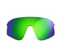 Lentes de repuesto polarizadas para gafas de sol Oakley Stunt Devil OO9517, multicolor (verde iridio)