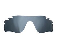 Lentes de repuesto Wetnenss para gafas de sol Oakley RadarLock Path con ventilación/1,5 mm polarizadas/fáciles de instalar, Plateado (sliver), 136*45mm