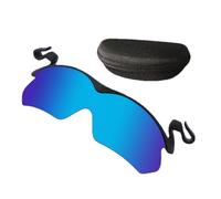 Lentes de sol polarizados con clip y bloqueo de rayos UV, para sombrero, elegantes lentes sin montura, para pesca al aire libre, deportes al aire libre, ciclismo, conducción, correr, Blue, Refer to
