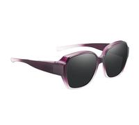 Lentes de sol polarizados para hombre, lentes de sol polarizados para mujer, anteojos envolventes para mujer, gafas de sol envolventes, protección UV, marco cuadrado, sombra facial polarizada para