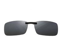 Lentes de sol polarizados unisex con clip, anti-UVB, lentes de sol abatibles para conducir, pescar, ciclismo, vacaciones, sol, hombres y mujeres