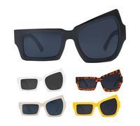Lentes De Sol Que Son Realmente Divertidos Gafas De Sol Asimétricas Ligeras