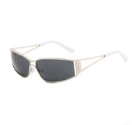 Lentes de sol Y2K sin montura para mujer, antiluz azul y protección UV, marco cómodo y ligero para lectura de juegos de oficina, gafas elegantes para senderismo (2)