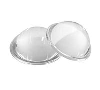lentes de vidrio óptico prisma de vidrio, 1 lente LED plano-convexa de vidrio de 30/44/54/66 mm, lente LED convexa, condensador, enfoque óptico, superficie transparente, linterna, fotografía.(Diameter