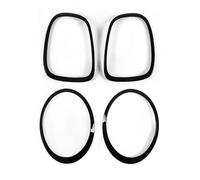 Lentes Faros Cubierta Embellecedor De Anillo Para Faros Delanteros Y Luces Traseras Decoración Exterior Para Mini Para Cooper F55 F56 F57 Para One S Para JCW(4piece)