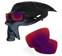 Lentes polarizadas RockShell de repuesto para gafas de sol Oakley Fives Squared, (Midnight Sun Mirrorfirm - Geekpolar), Talla única