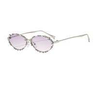 Lentes polarizados para hip hop, modernos, elegantes, para lentes de sol, unisex, accesorios para fotos, marco de metal, elegantes lentes de sol