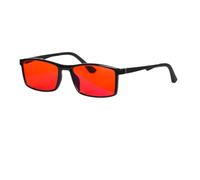 Lentes rojos con bloqueo de luz azul, lente roja que elimina la fatiga ocular, dormir mejor, lentes para juegos, C1