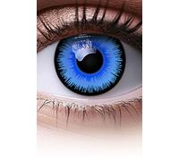 Lentillas de color azul Alper 1 par. Cómodas y perfectas para carnaval de Halloween, cosplay de anime, blandas, sin dioptrías, sin graduación