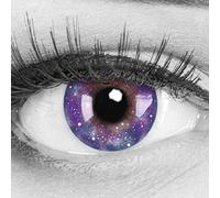 Lentillas de colores 1 par Galaxy Universe Anime Manga - alta cobertura - Heroes Of Cosplay - lentillas anuales para disfraces, Halloween, carnaval con estuche