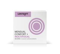 Lentillas Lentsoft Mensual Confort+ Hidrogel Silicona Multifocal 6 Unidades