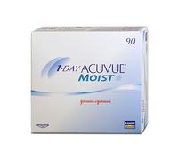 Lentilles de contact journalieres 1 Day Acuvue Moist Johnson and Johnson Dioptrie -0.50 Courbure 9.00 Diametre 14.20 (90 lentilles)