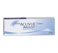Lentilles de contact journalieres 1 Day Acuvue Moist Johnson and Johnson Dioptrie -12.00 Courbure 8.50 Diametre 14.20 (30 lentilles)