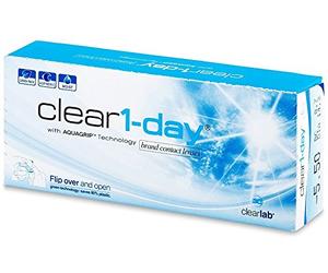 Lentilles de contact journalieres Clear 1-Day ClearLab Dioptrie -7.00 Courbure 8.70 Diametre 14.20 (30 lentilles)