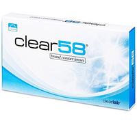 Lentilles de contact mensuelles Clear 58 ClearLab Dioptrie +3.50 Courbure 8.70 Diametre 14.50 (6 lentilles)