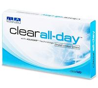 Lentilles de contact mensuelles Clear All-Day ClearLab Dioptrie +5.50 Courbure 8.60 Diametre 14.20 (6 lentilles)