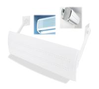 LenTLy Deflector de Aire Acondicionado,Deflector de Aire Acondicionado a Prueba de Viento con Ranura para Tarjeta,Diseño Telescópico Instalación Simple (Modelo Hueco Impermeable)