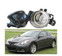LENTLY Foco Trabajo LED Faros 2 Piezas Luz Antiniebla LED Derecha + Izquierda Para Coche Ojo Ángel DRL 30W H11 12V Para Nissan Para Altima Coupe 2007 2008 2009 2010 2011 2012 2013(White and Blue)