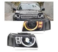 LENTLY Foco Trabajo LED Faros Conjunto Faros Delanteros LED DRL 2 Piezas Para Land Para Rover Para Freelander 2 2010-2015 Actualización Xenón Luces Delanteras LED Para Coche(10-12)