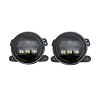 LENTLY Foco Trabajo LED Faros Faros Antiniebla LED 2 Piezas 30 W 4 Pulgadas Con Luz Giro Ámbar DRL Blanca Para Dodge Para Journey Para Magnum(Yellow Light)