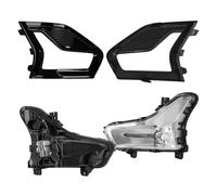 LENTLY Foco Trabajo LED Faros Faros Antiniebla LED Para Ford Para Mondeo Para Fusion 2019-2020 Luces Diurnas DRL Luces Delanteras Conducción Marco Con Interruptor 12 V