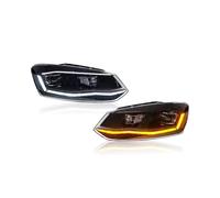 LENTLY Foco Trabajo LED Faros Faros Delanteros Coche Para VW Para Polo 2019 2020 2021 2022-2023 Lámparas LED Para Coche Luces Circulación Diurna Señales Giro Dinámicas 2 Piezas