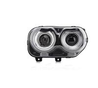 LENTLY Foco Trabajo LED Faros Faros Delanteros LED Con Proyector Para Dodge Para Challenger SE R/T 2015 2016 2017 2018 2019 2020-22 Luces Circulación Diurna (DRL) Doble Haz.(Lado derecho)