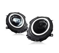 LENTLY Foco Trabajo LED Faros Faros LED Para Coche Para Mini R55 R56 R57 2007-2013 Luces De Circulación Diurna Intermitentes Dinámicos Accesorios Para Coche.(Halogen)