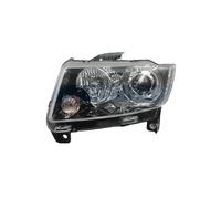 LENTLY Foco Trabajo LED Faros Para Jeep Para Compass 2011 2012 2013 2014-2015 Faro Delantero Faro Delantero Luz Coche Luz Giro Parachoques Delantero Faro Delantero(Black left side)