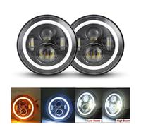LENTLY Foco Trabajo LED Faros Para Nissan Para Patrol Y60 Para Safari Faro LED DRL De 7 Pulgadas(40w A)