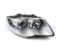 LENTLY Foco Trabajo LED Faros Para VW Para Touareg 2007 2008 2009-2010 Faro Delantero Faro Intermitente Sin Bombilla LED Faro Delantero Parachoques Delantero Lámpara(Lado derecho)