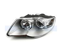 LENTLY Foco Trabajo LED Faros Para VW Para Touareg 2007 2008 2009-2010 Faro Delantero Faro Intermitente Sin Bombilla LED Faro Delantero Parachoques Delantero Lámpara(Left side)