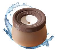 Lento a Prueba de Salpicaduras, Cuenco de Agua Flotante para Mascotas, dispensador de Agua Duradero de Gran Capacidad, antiderrames, Ideal para Perros y Cachorros pequeños, medianos y Grandes