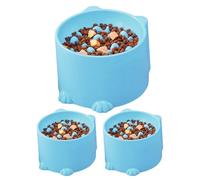 Lento para Gatos | Plato De Alimentación para Mascotas Anti Vómitos | Elevado para Gatos Y Perros - para Gatitos, Perros Y Cachorros, Dieta Saludable con Comida Seca Y Húmeda