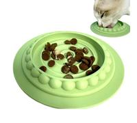 Lento para Gatos - Tapete Puzzle Interactivo Antideslizante | Cuenco de Alimentación Lenta para Gatos - para Gatitos Alimento Enriquecimiento Interior Liquido