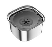 Lento para Perros 3L Gran Capacidad Bebedero Antivuelco | Plato Flotante Extraíble Antisalpicaduras de Agua Lento para Hogar, Interior, Suelo, Viaje, Apartamento, Jaula
