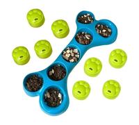 Lento Para Perros Antiatragantamiento Interactivo Con Forma De Hueso | Puzzle Para Perros Alimentación Diaria Entretenimiento Juego Entrenamiento Y Del Aburrimiento