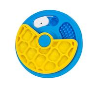 Lento para Perros, Base Antideslizante, 23,3 cm, Giratorio Educativo, Cuenco de Comida con diseño de Laberinto, Mejora el Aprendizaje juguetón, para Interiores, Exteriores, Sala de