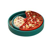 Lento para Perros - Cuenco Comida con Laberinto | Plato Giratorio 360° Interactivo para Cachorros Que Favorece La Alimentación Saludable